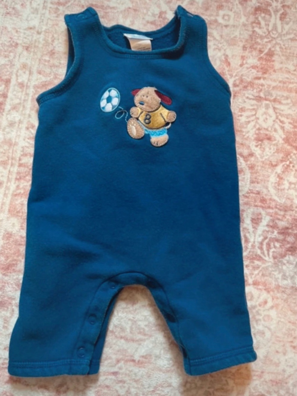 0-3 Months Vintage Baby Boy Romper